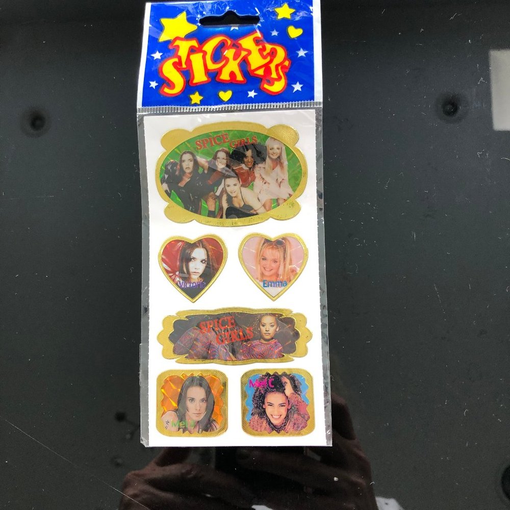 Spice Girls Stickers 1990s Original
